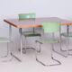 Original Bauhaus Dining Table attributed to Mücke Melder, Former Czechoslovakia, 1930s