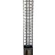 Lampe colonne en acier