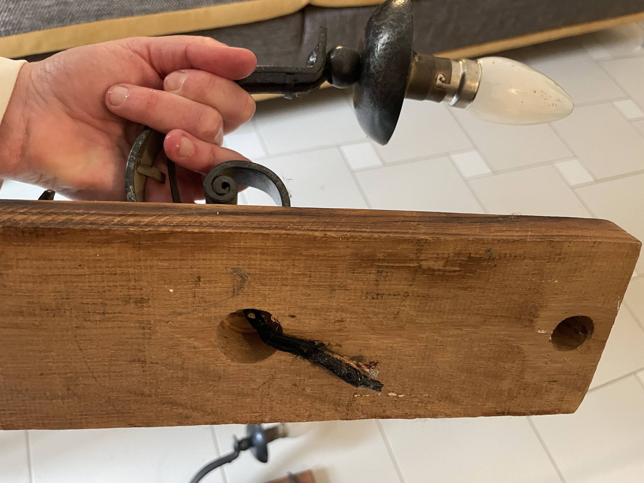 Paire d'appliques anciennes