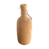 Bottle vintage burlap