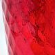 Red pineapple blown glass vase, 1970s, Germany