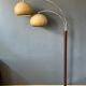 Dijkstra Double Arc Mushroom Lampamp | | d’éclairage de l’ère spatiale Rétro Lumière debout des années 70
