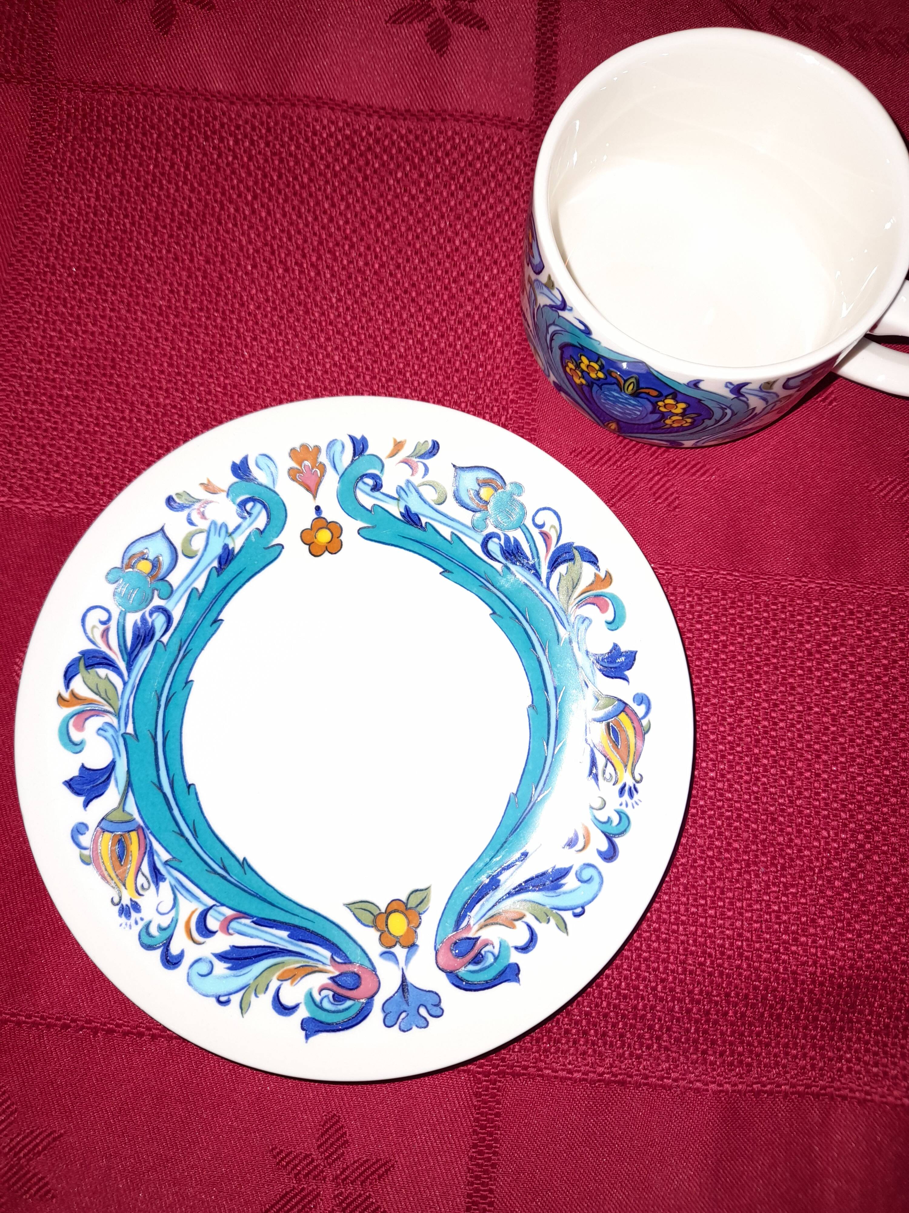 Set of coffee cups with saucers Villeroy and Boch Izmir Vitro-Porcelain