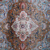 Tapis indien en soie 1950