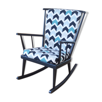 Fauteuil à bascule à chevrons