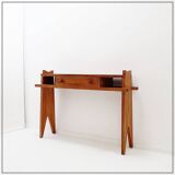 Oak console by Guillerme et Chambron, 1950s/60s.