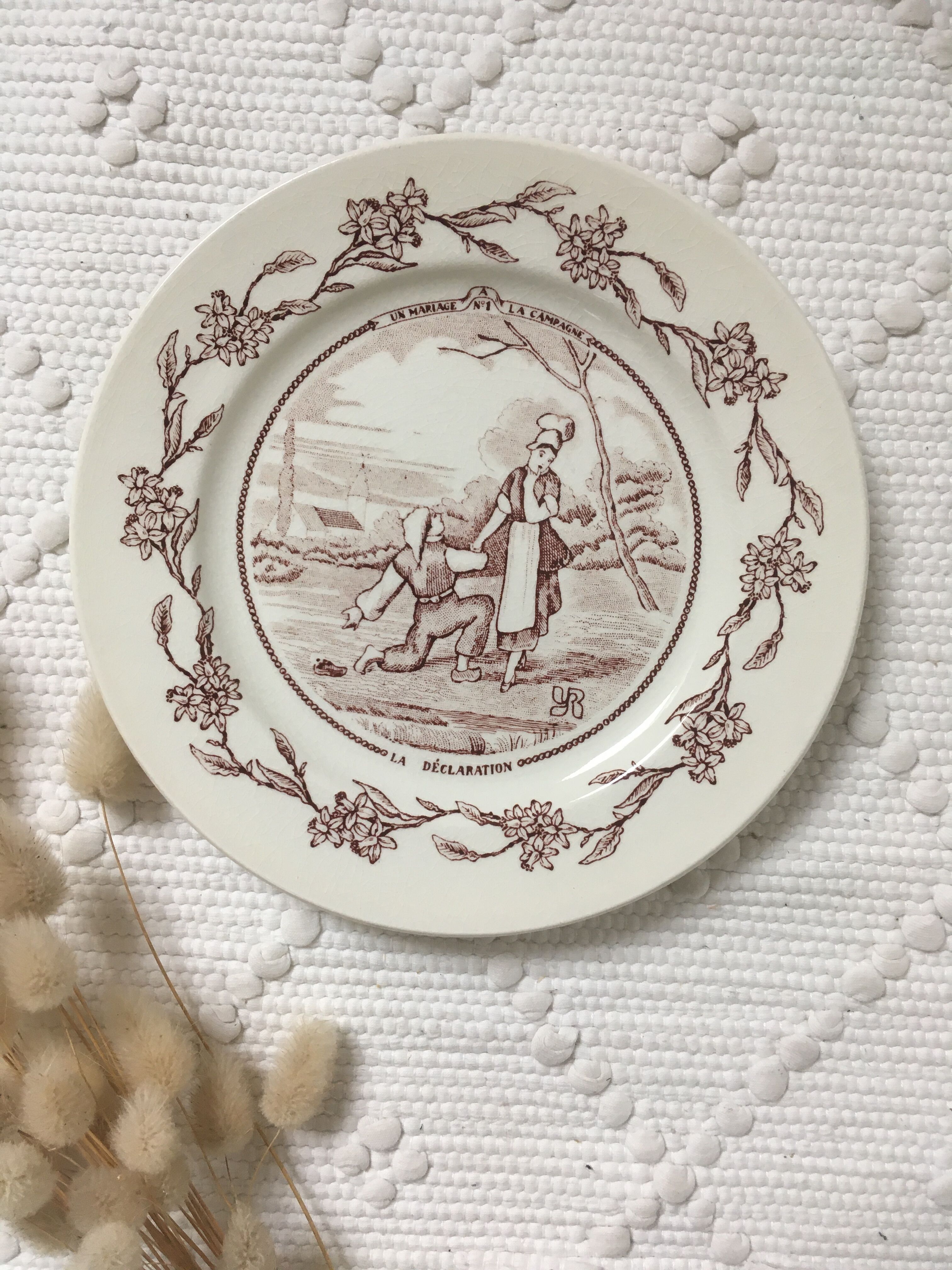 Talking plates "wedding"