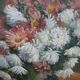 Bouquet of flowers ancien tableau signed Schwartz