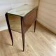 Small entrance chest of drawers or antique bedside table with engraved mirror.