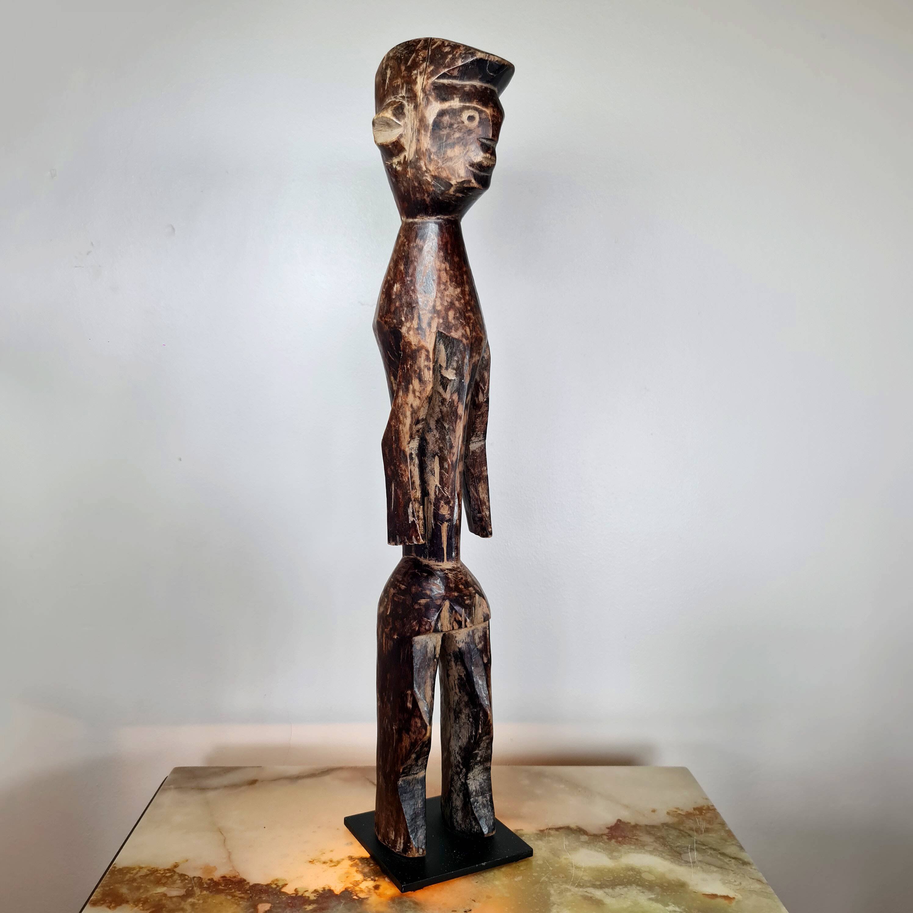 Mumuye statue on base, Height: 53 cm