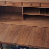 Bernhard Pedersen teak secretaire, Denmark 1960s