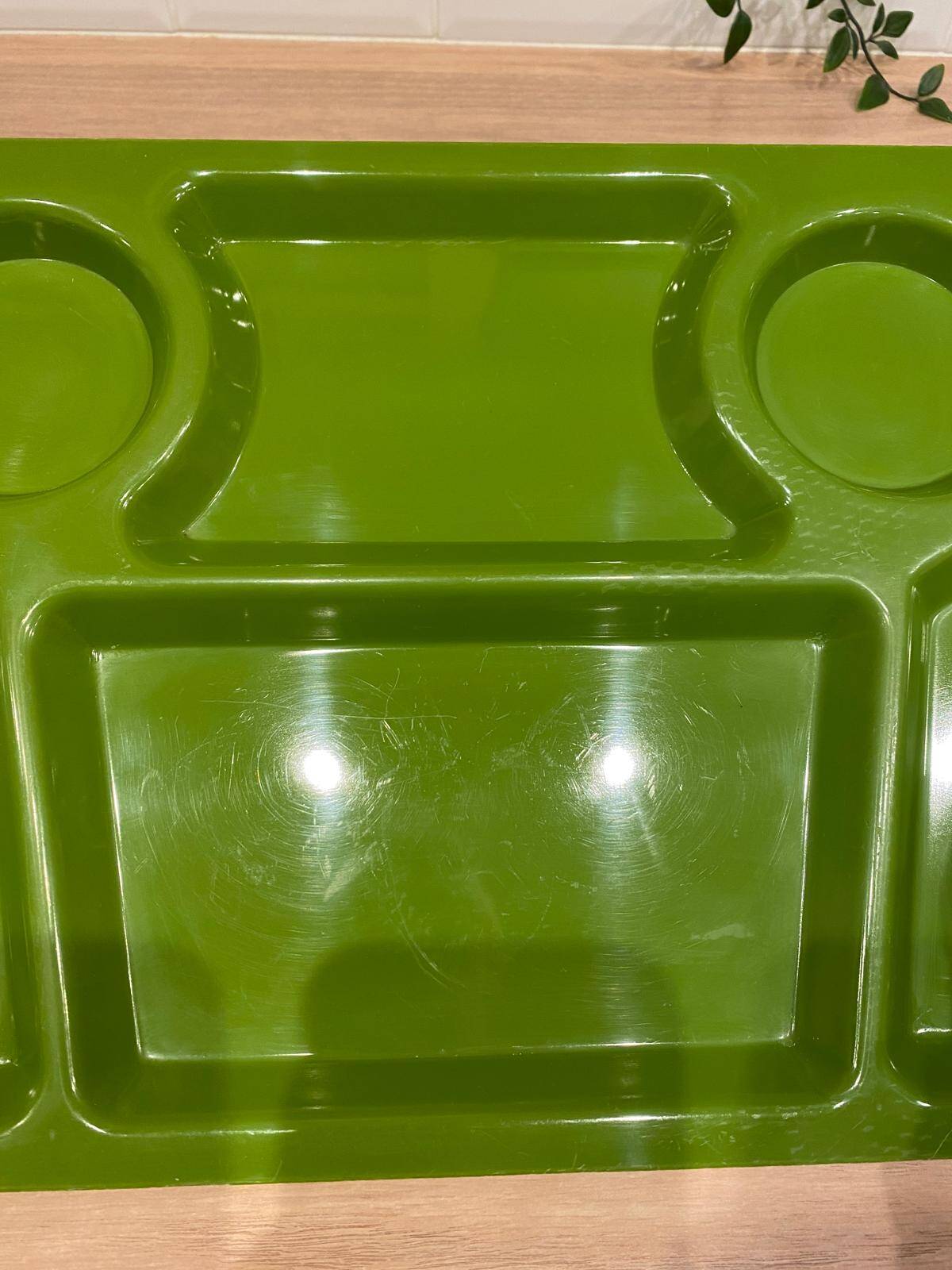 TV tray with compartments