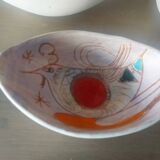 3 dishes, ceramic ramekins the Parisian bird décor