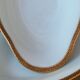 2 Limoges porcelain raviers golden border