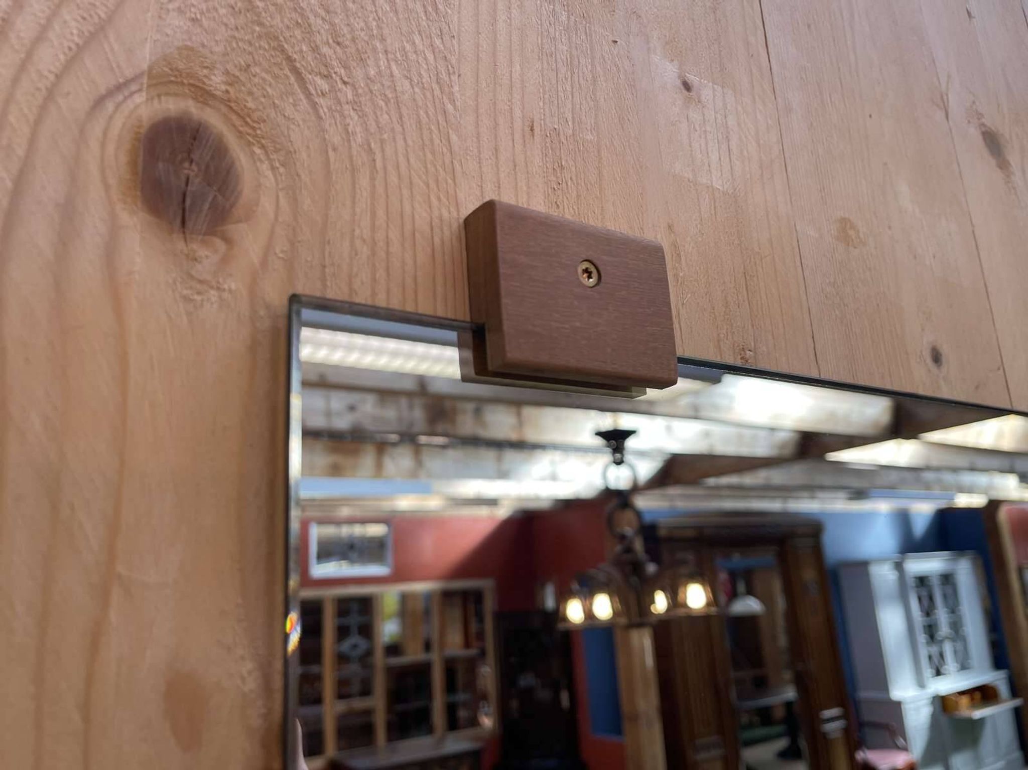 Long miroir moderne