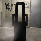 Room Studio Primitive and Modern Oak Sculptural Chair