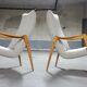 Scandinavian armchair danish feet years 50 compass