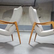 Scandinavian armchair danish feet years 50 compass
