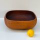 Large vintage teak salad bowl or centrepiece, 1960s design.