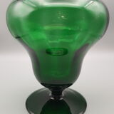 Old candy glass blown 35 cm high