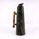 Vintage ceramic and bamboo pitcher vase • BR Keramik Denmark • 1960s