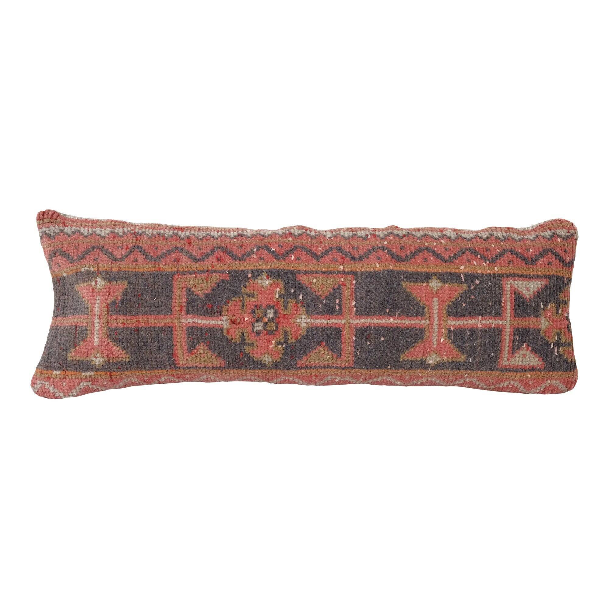 Vintage Turkish cushion cover 30x81 cm
