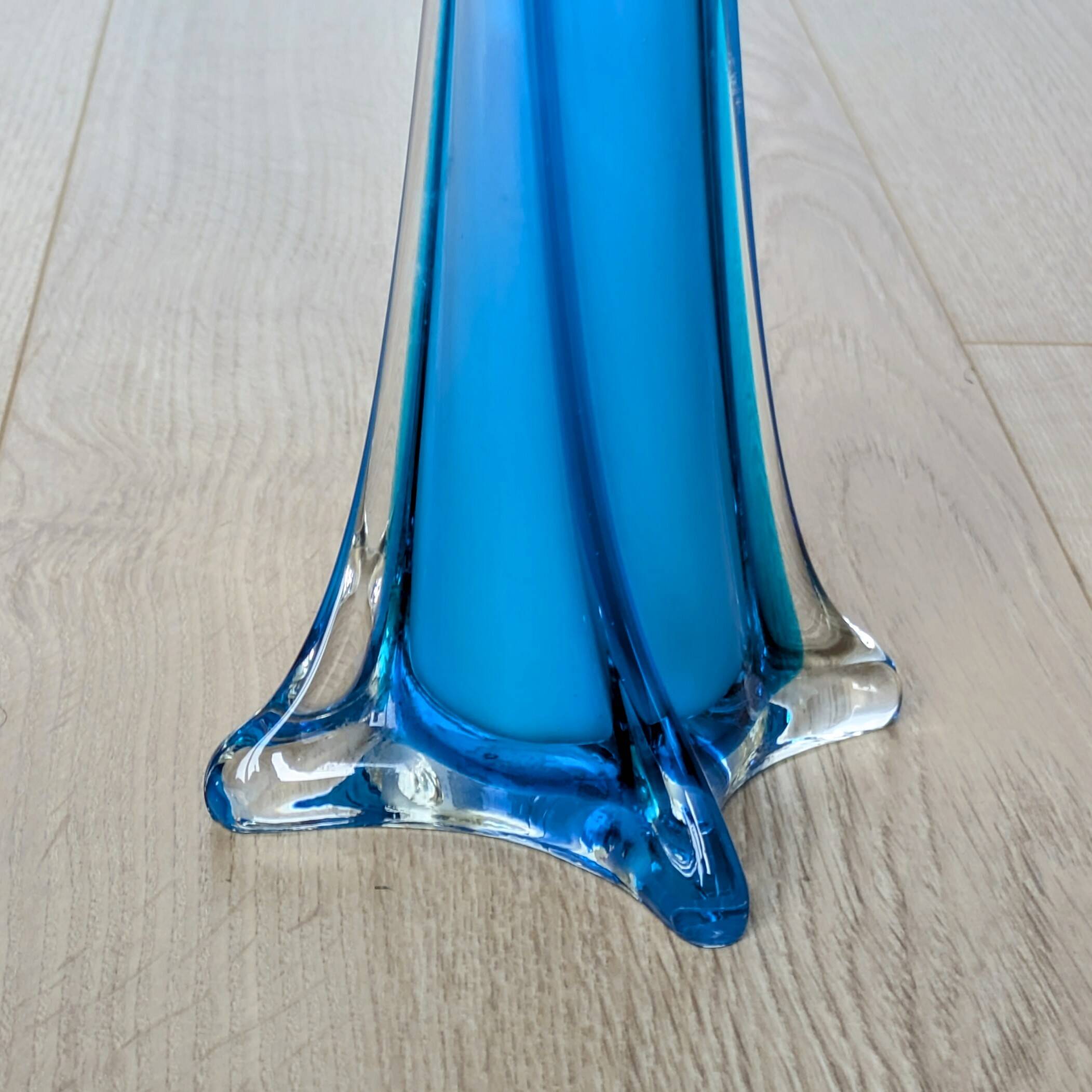 Large Artistic Blown Glass Vase  - 1960s