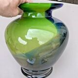 makora multi-color glass vase.
