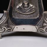 Antique Silver plated France church candle sticks 1850s