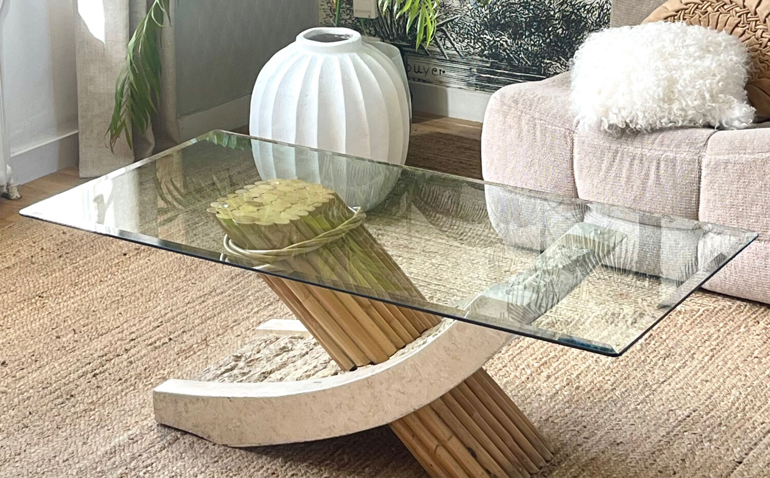 Coffee table French Riviera 1970.