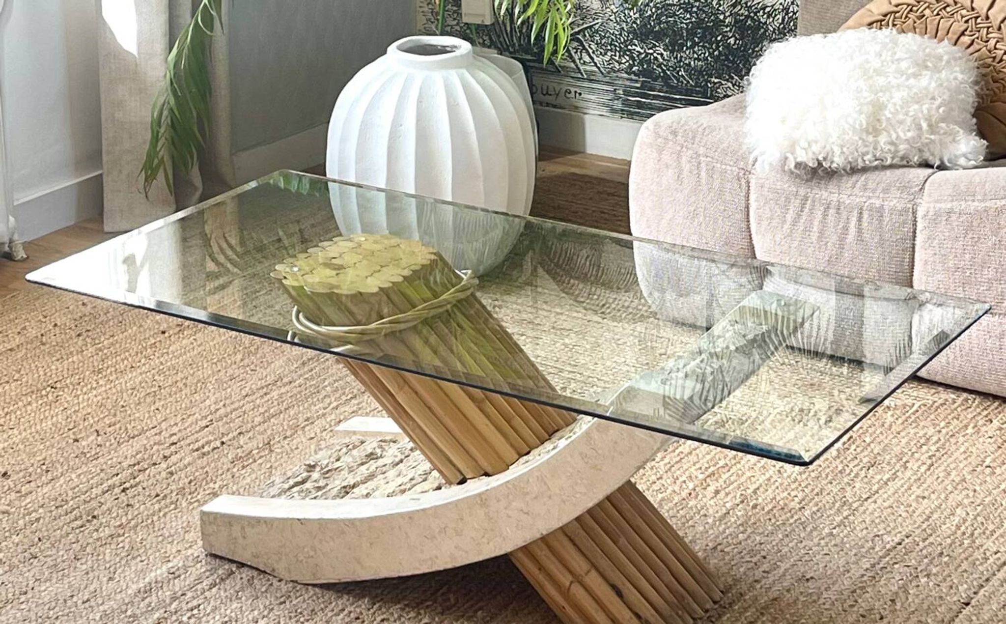 Coffee table French Riviera 1970.