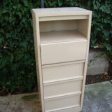 Old clamshell industrial filing board