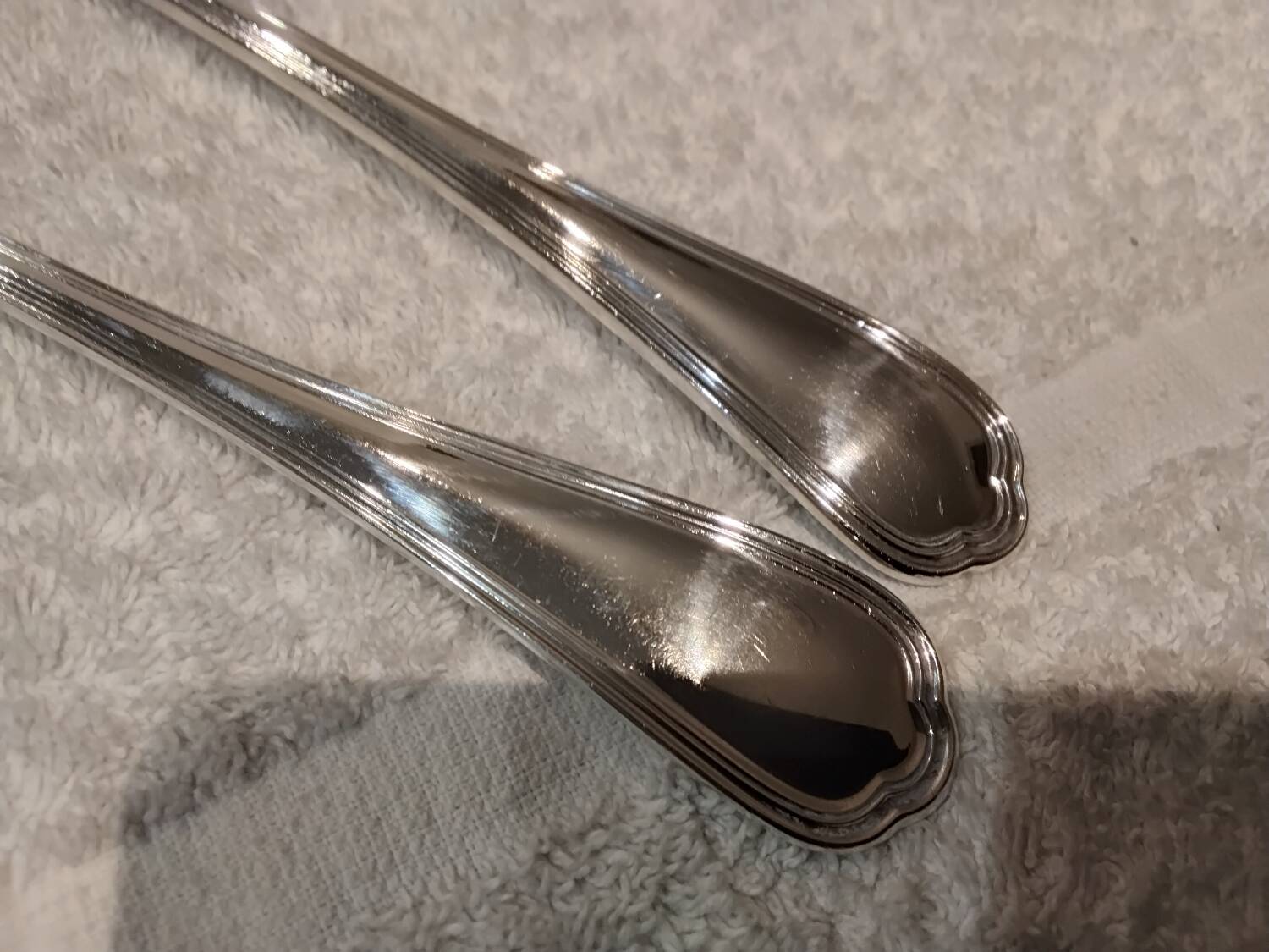 Fourchette cuillere a ragout métal argenté orfèvre Christofle Spatours