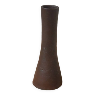 Ceramic soliflore vase artisanal handmade pottery Scandinavian country decoration