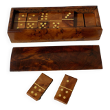Ebony wooden domino game