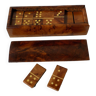 Ebony wooden domino game