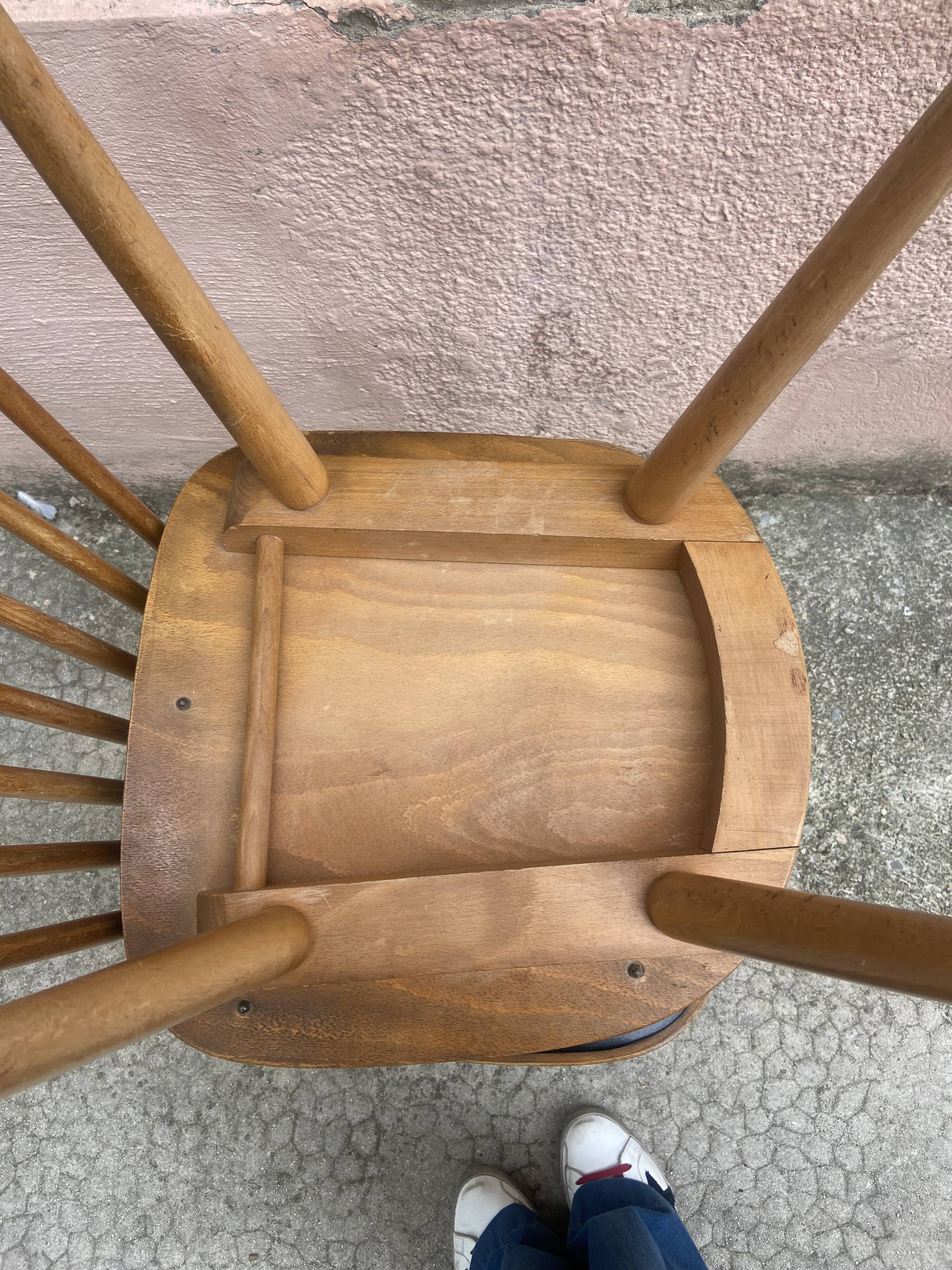 Série de 4 chaises Baumann vintage