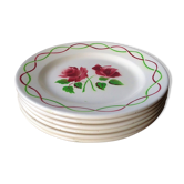 6 assiettes à dessert Niderviller
