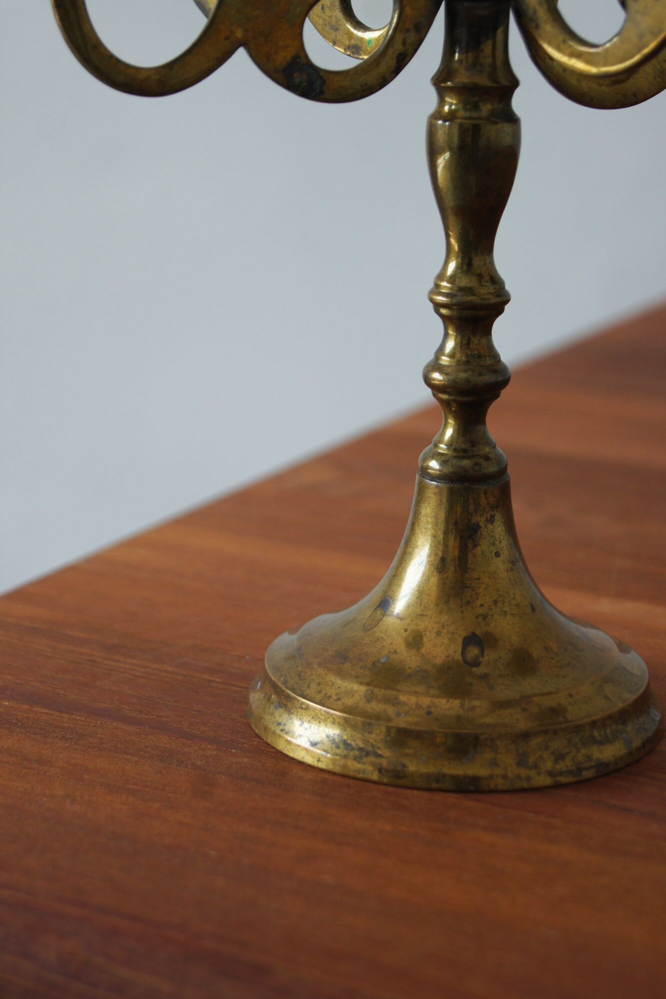 Vintage Swedish Brass Candleholder from Scandia Massing, 1950s