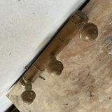 Wooden wall coat rack