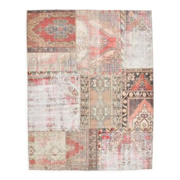 Antique handmade vintage rug, 311x244 cm