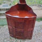 Antique Louis XVI style corner cabinet