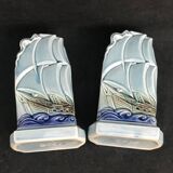 Paire vases Sarreguemines
