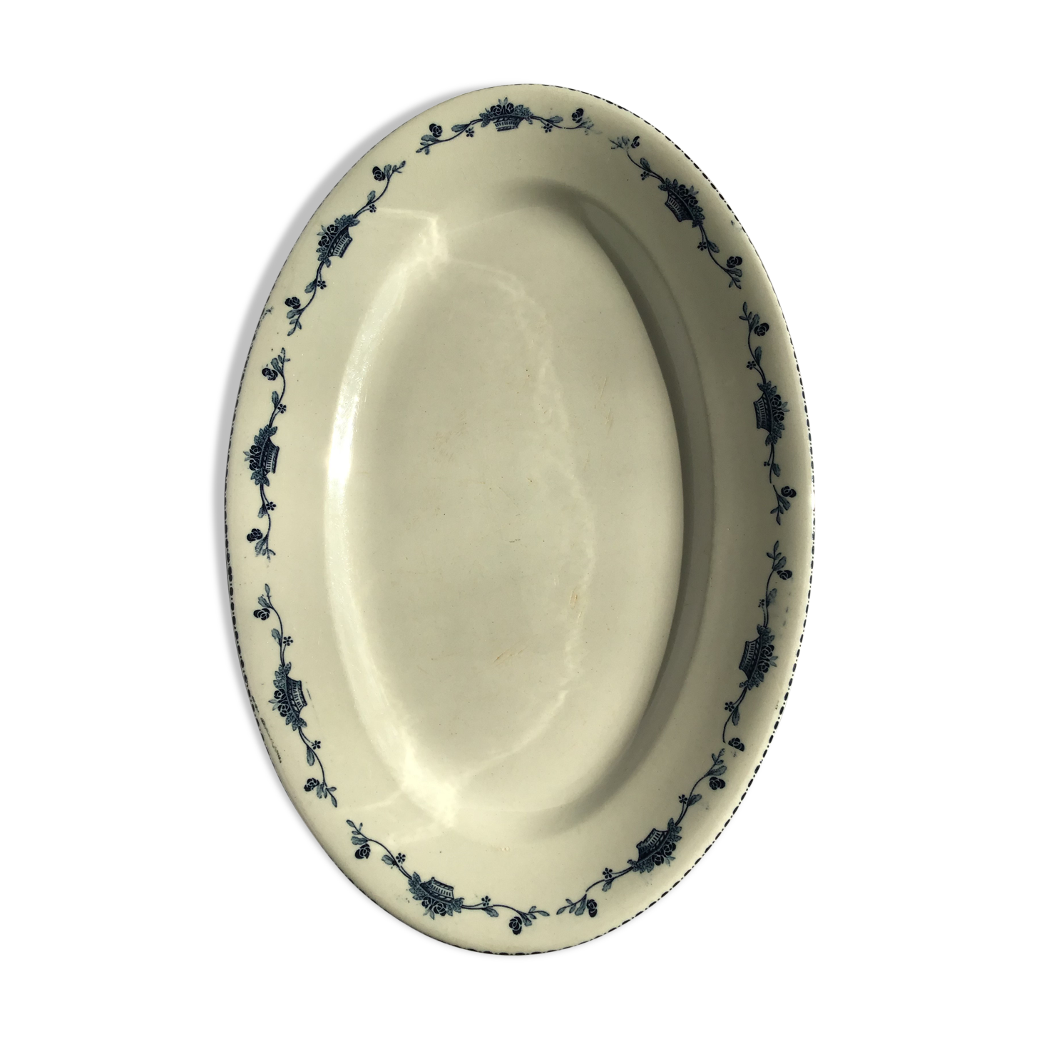Plat oval Terre de Fer Salins
