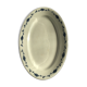 Plat oval Terre de Fer Salins