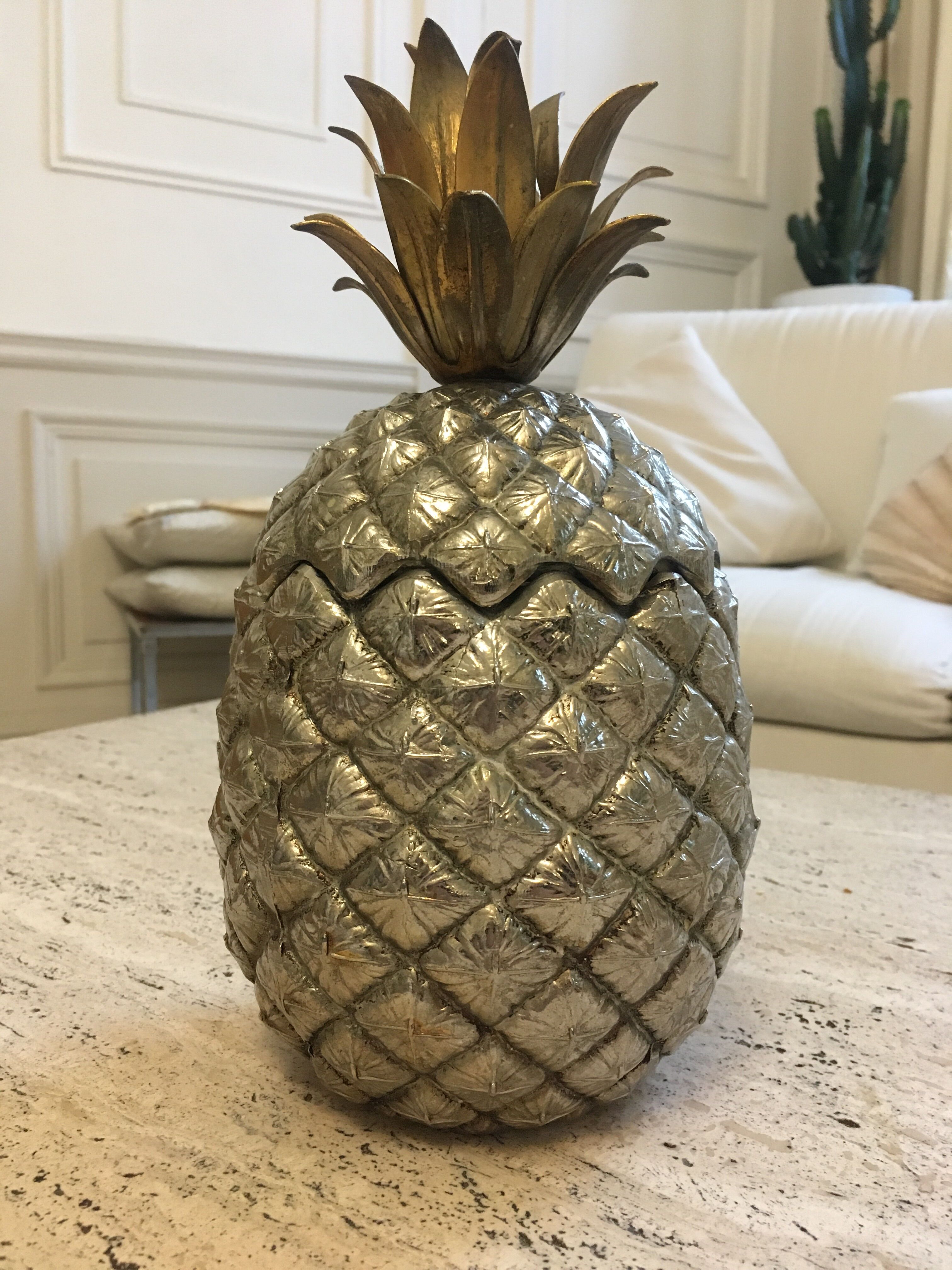 Mauro Manetti vintage pineapple ice bucket