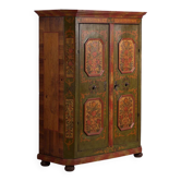 Armoire ancienne peinte en bois de pin – Austrie, 1831