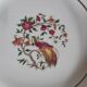 Porcelain dessert plates with bird decoration – Gressey 50s