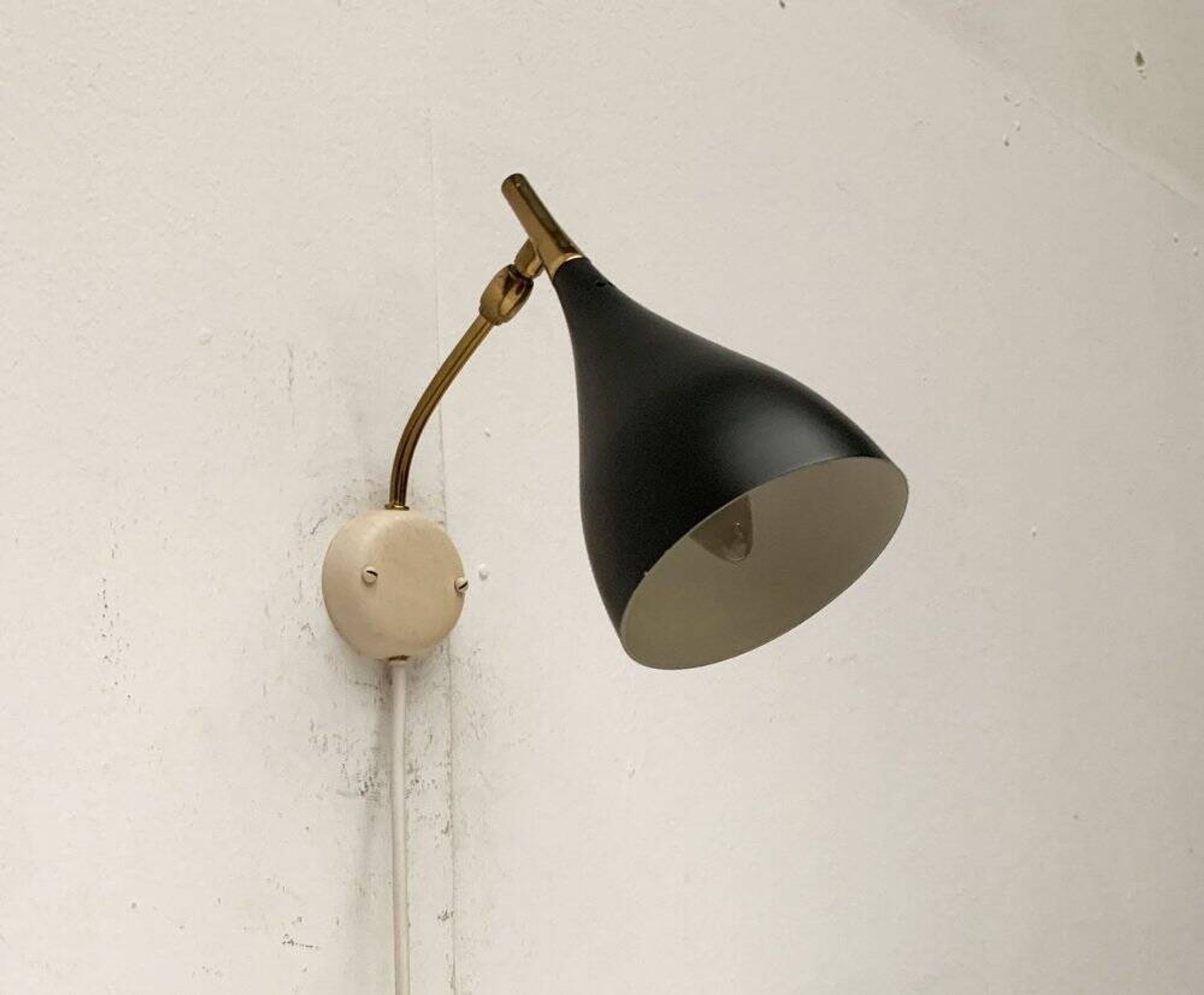 Lampe murale allemande du milieu du siècle par Cosack