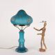 Lampe de table vintage années 1950 Millefiori par F.lli Toso en verre, Italie